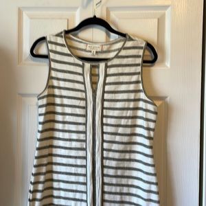 Max studio striped tank dress